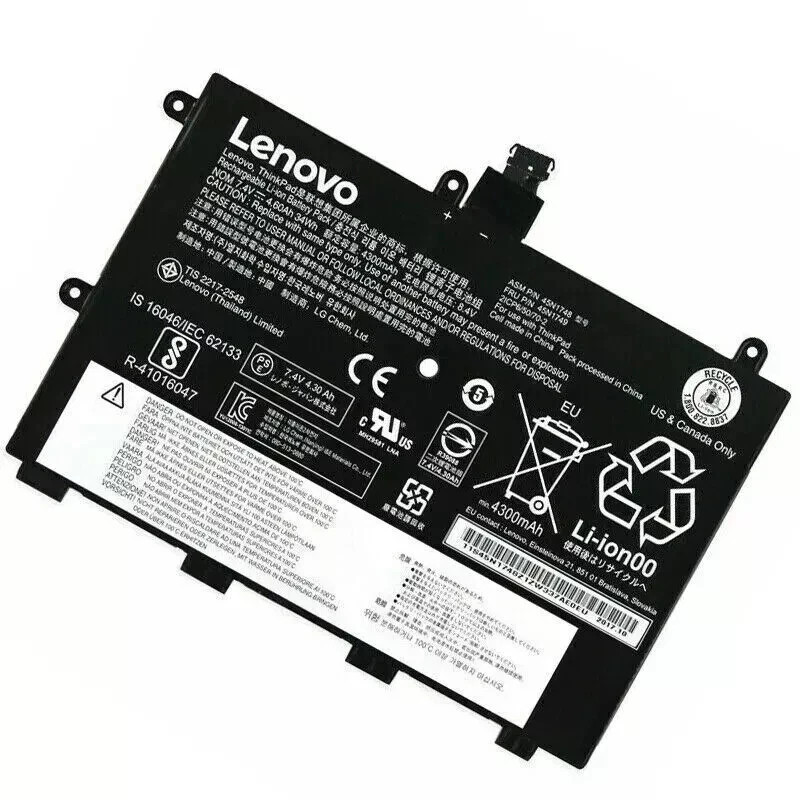 Genuine OEM 45N1750 45N1751 34WH Battery for Lenovo ThinkPad Yoga 11E/ Yoga 11E