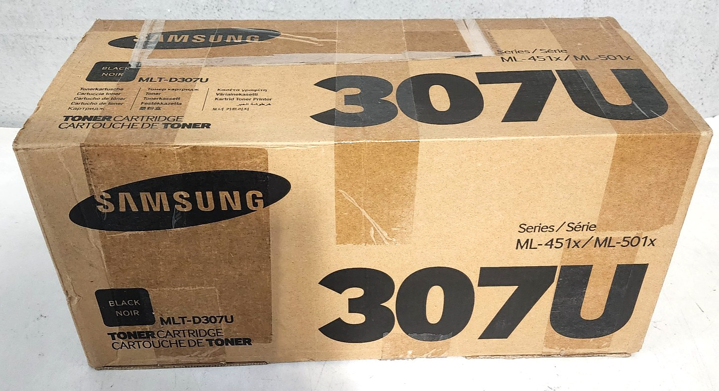 Samsung MLT-D307U Black Toner Cartridge ML-451x ML-501x Genuine New Sealed Box