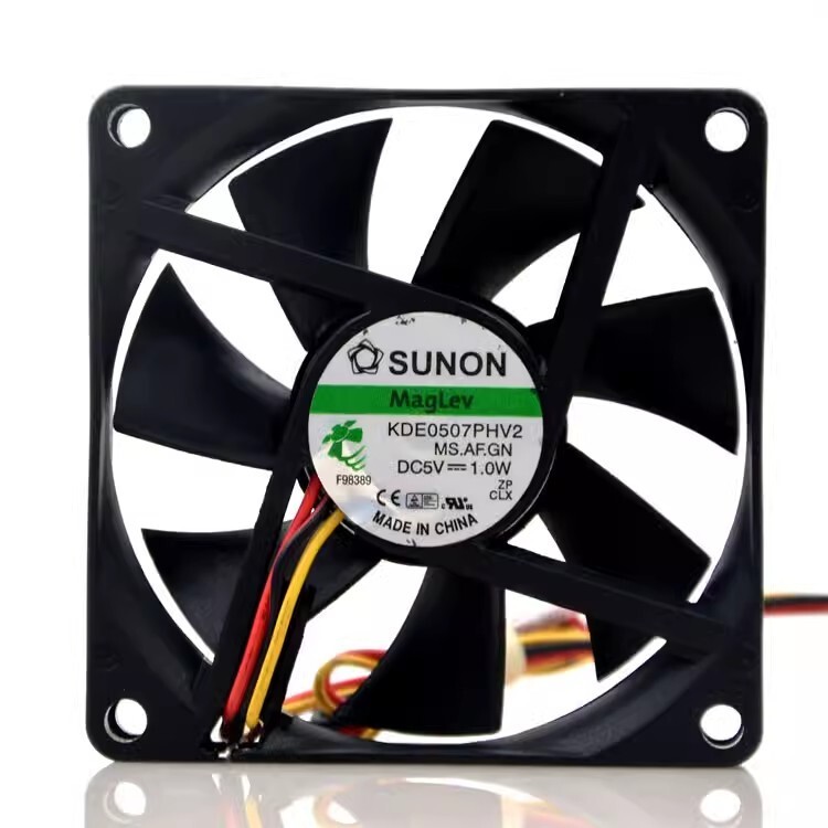 SUNON KDE0507PHV2 7015 DC5V 1.0W 7CM 3-Wire Cooling Fan