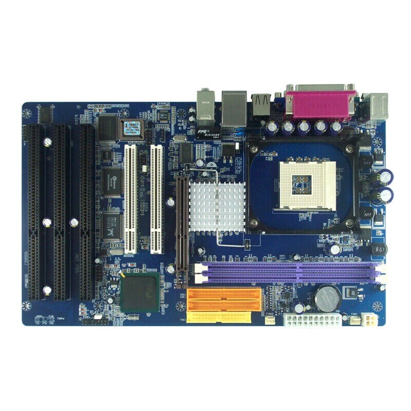 845GV Socket 478 3 ISA slots ATX industrial motherboard with CPU + 2 pcs DDR 512