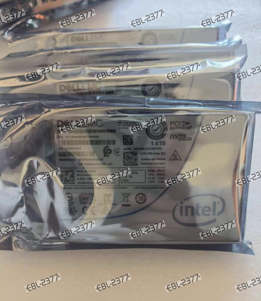 New DELL EMC DC P4610 1.6TB  2.5'' NVMe/PCIe SSD SSDPE2KE016T8T 058V30/0YWWTM