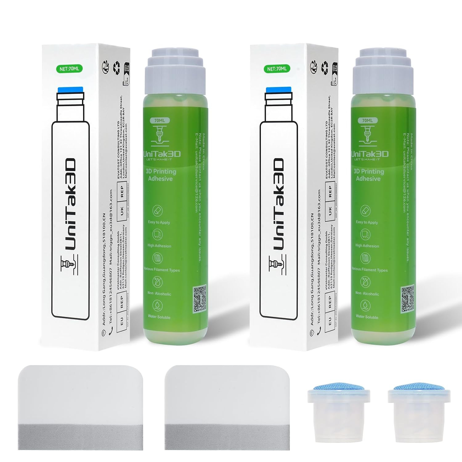 3D Printer Adhesive Glue with Spreader for Bambulab/Creality All 3D Printer