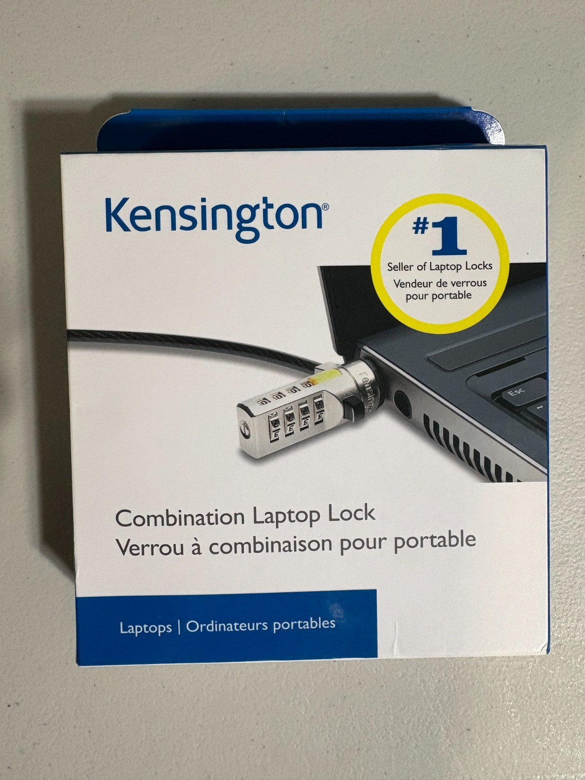 Kensington Combination Cable Laptop Lock (K64673AM) Security NIB