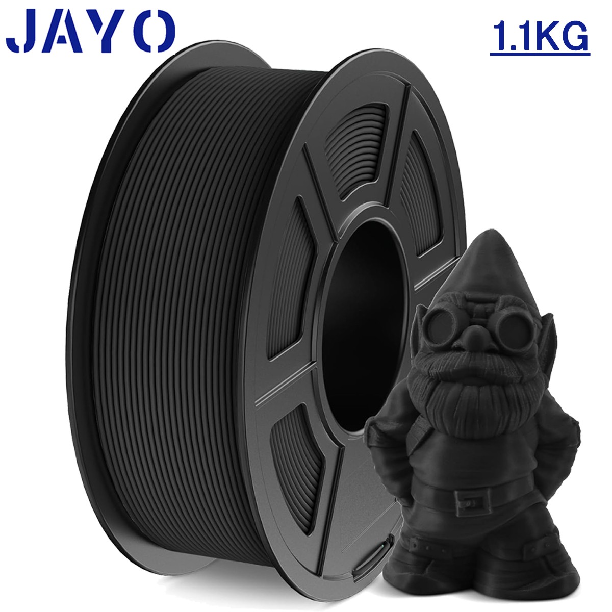 JAYO Matte PETG 3D Printer Filament 600MM/s 1.75mm 1.1KG Enhanced Toughness