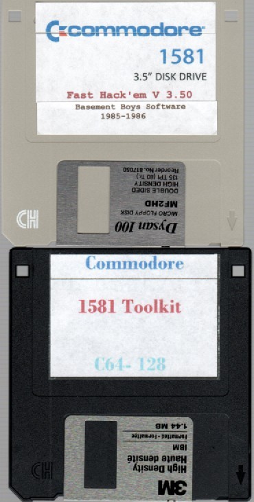 Commoddore 64-128  - 3.5 inch - 1581 Toolkit/Fast Hack'em 3.50