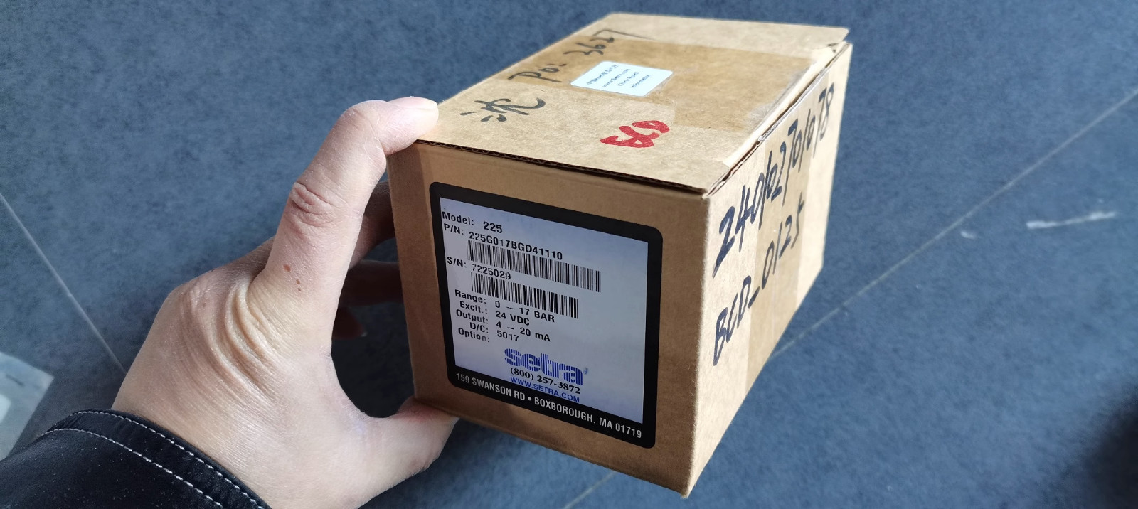 1pcs New SETRA pressure sensor 225G017BGD41110 in box Via DHL or FedEX