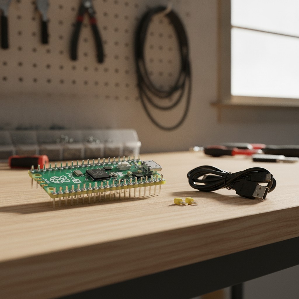 Raspberry Pi Pico 2 with Yellow Pre-Soldered Header, 4MB Flash & Dual-Core Power