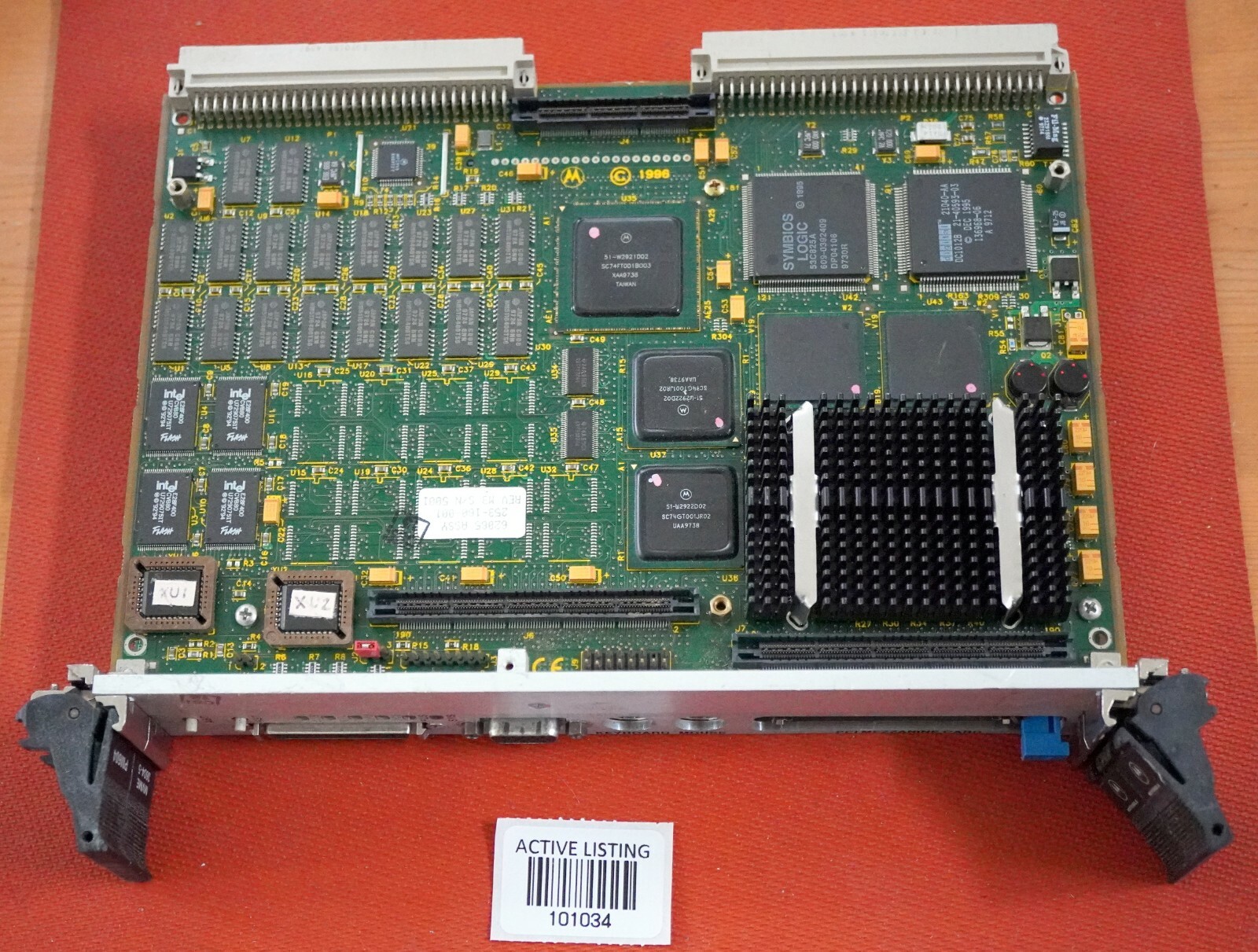 MOTOROLA MVME3604-5 VME CPU Board + PM604 REV M3  01-W1647B06H   *HARD TO FIND*