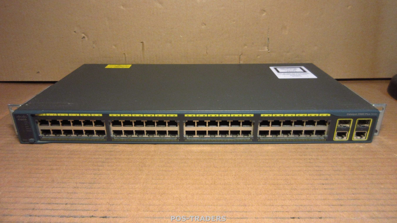 Cisco WS-C2960-48TC-L V01 Catalyst 48-Port 10/100 & 2 T/SFP Switch + RACK EARS