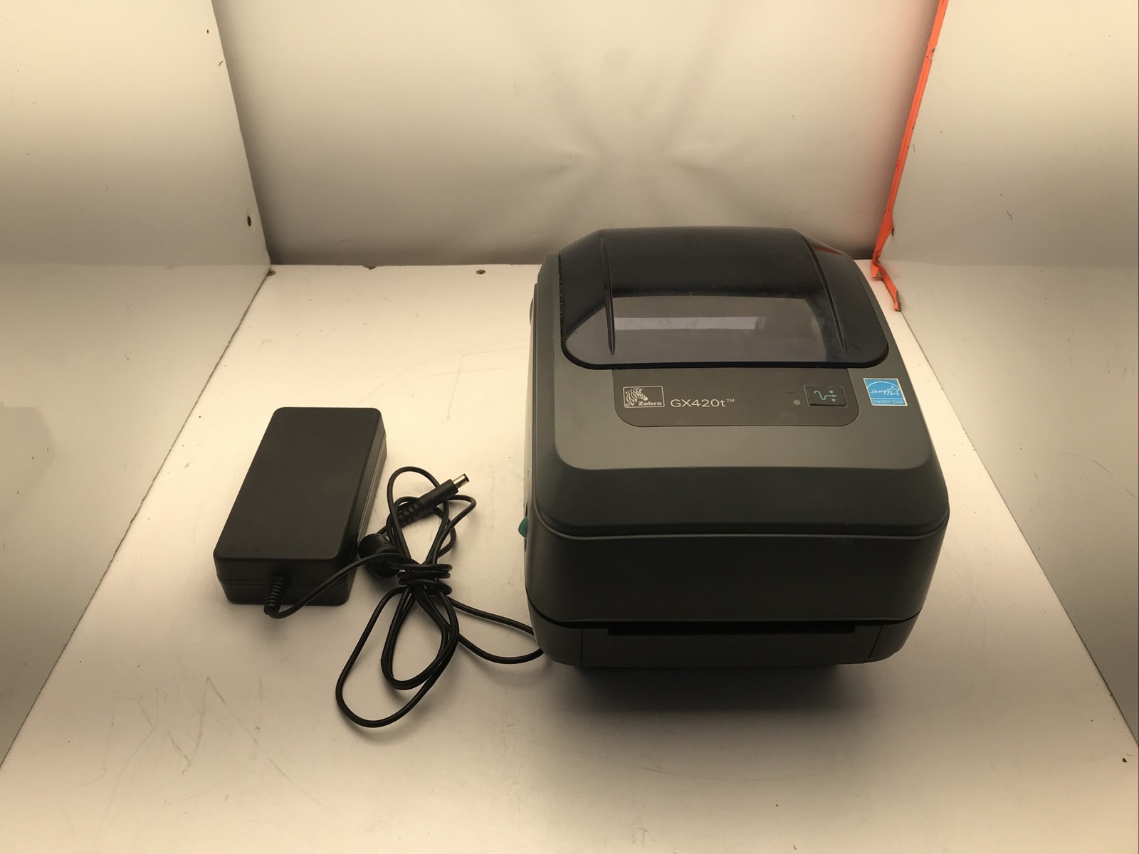 Zebra GX420T Direct Thermal Transfer Barcode Label Printer w/ AC adapter