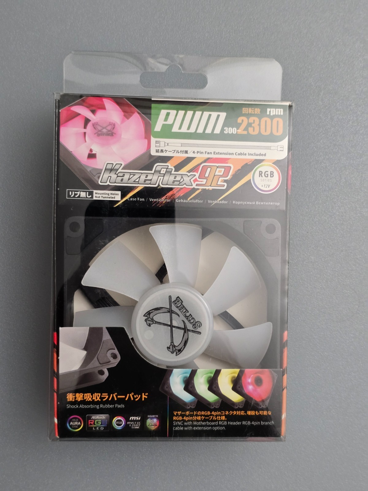 Kaze Flex  PWM, 92mm, PWM 300-2300RPM Scythe