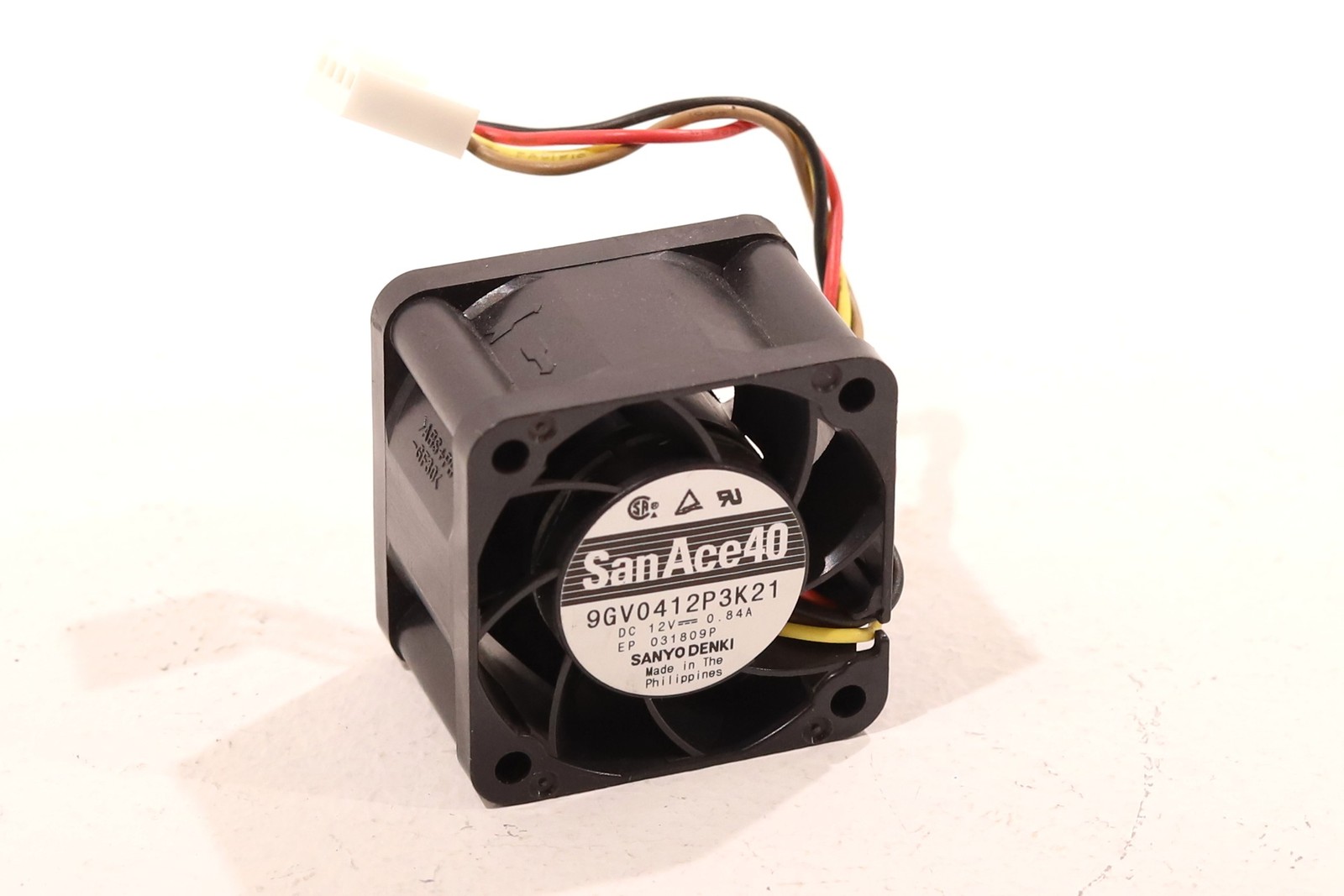 Sanyo Denki SanAce 40 12V 0.84A CPU Cooling Fan P/N: 9GV0412P3K21 Tested Working