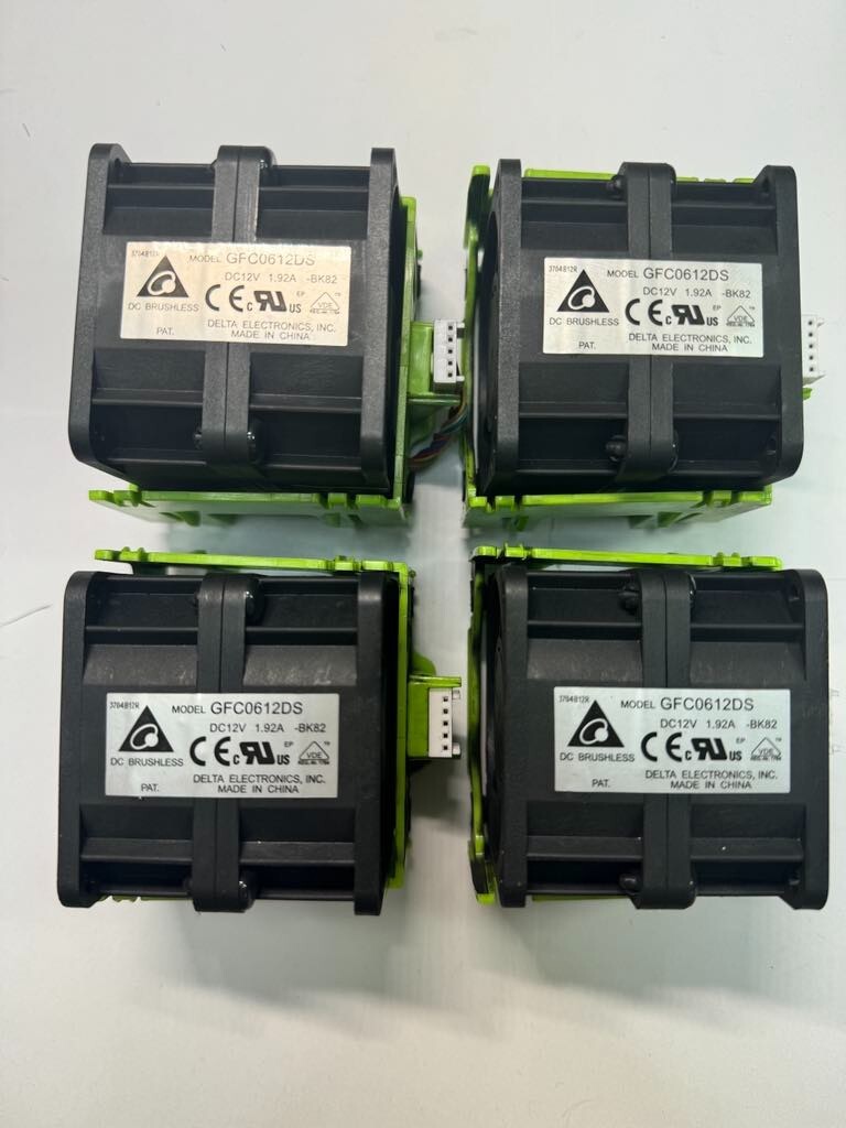 Lot of 4 Cisco Delta GFC0612DS-BK82 DC Brushless Cooling Fan for UCS-C24-M3
