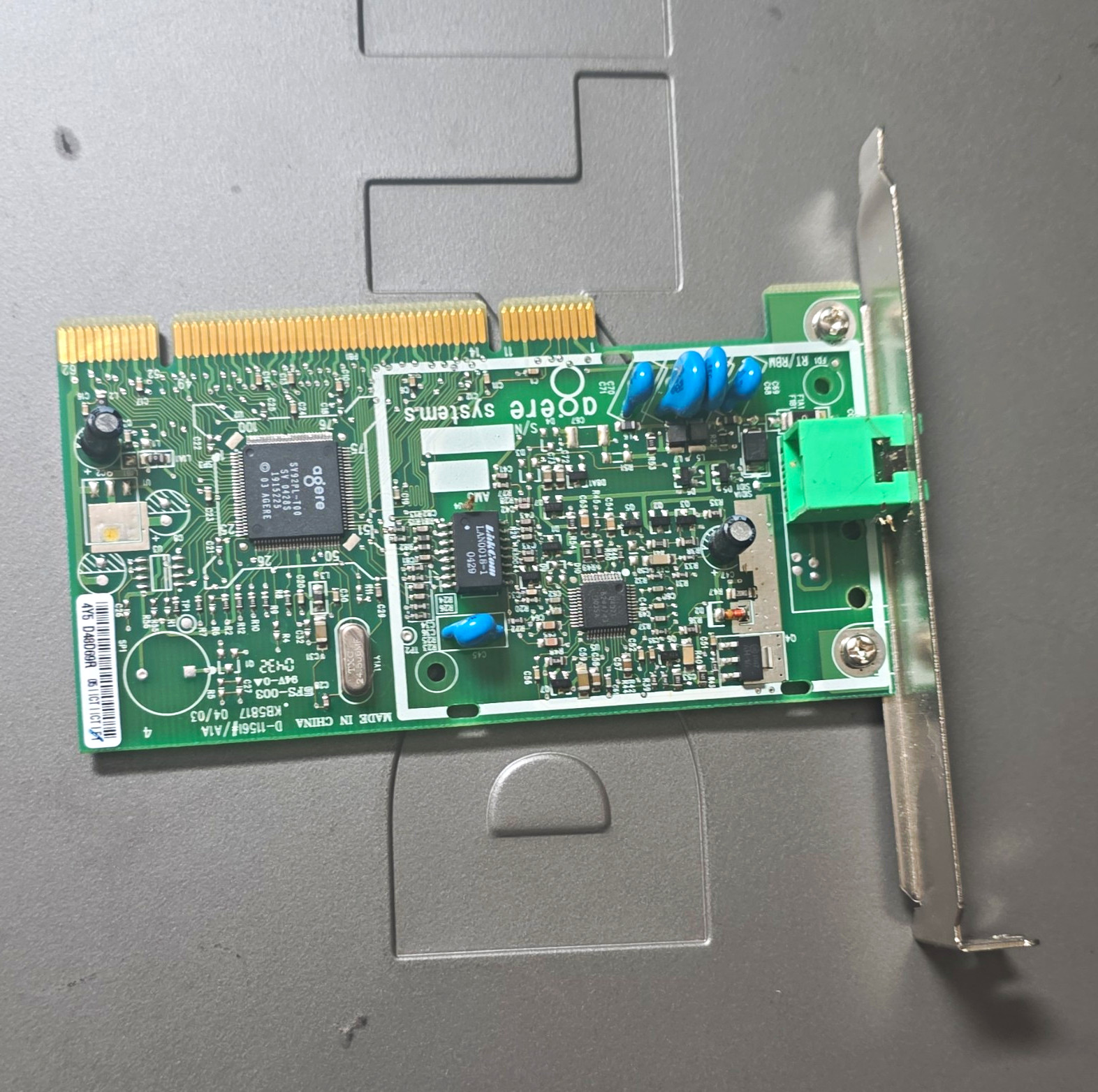 Agere D-1156/A1A PCI Modem Card RJ-11 DSL/Phone for HP Pavilion