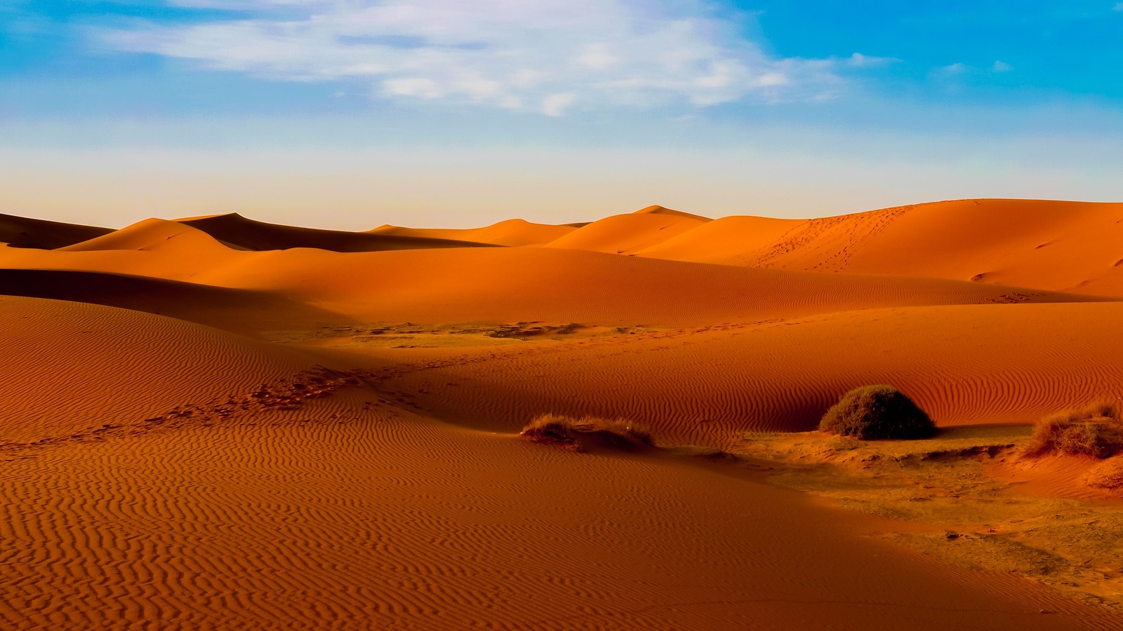 Landscape desert nature dunes sand sahara morocco Custom Gaming Mat Desk
