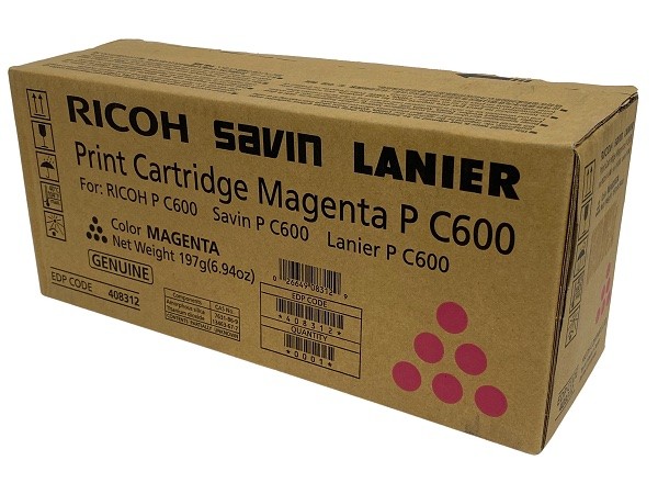Genuine Ricoh 408312 Magenta Toner - Factory Sealed