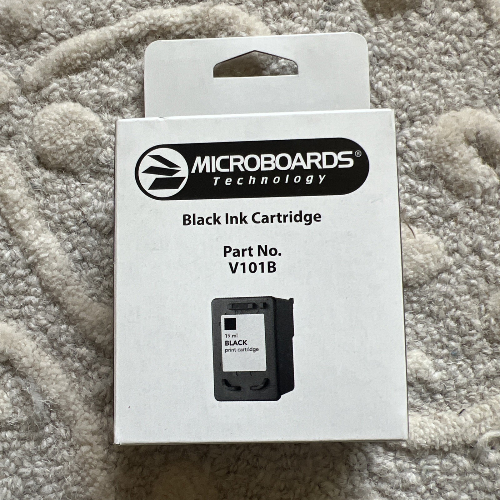 Brand New MICROBOARDS Black Ink Cartridge V101B