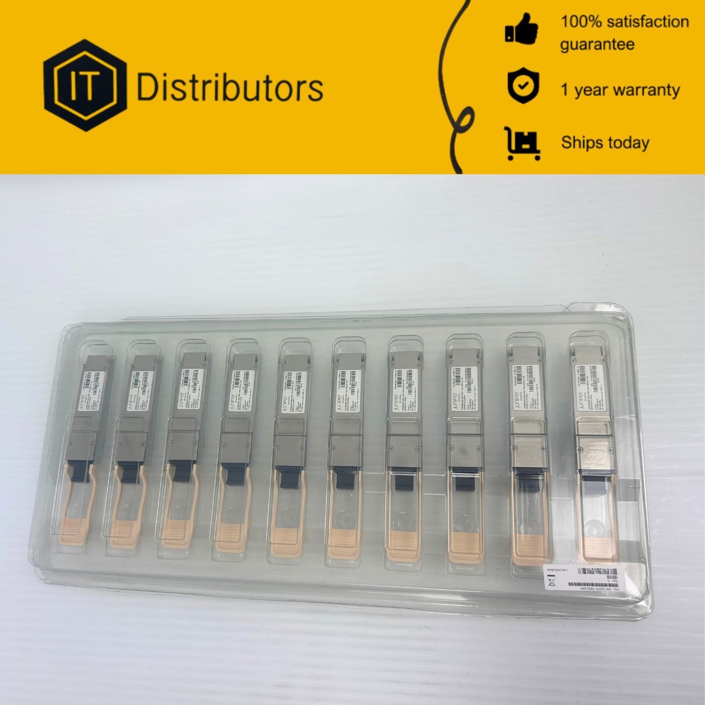 Juniper JNP-QSFP-100G-SR4 / Pack Of 1 / 1 Year Warranty / Ships Today
