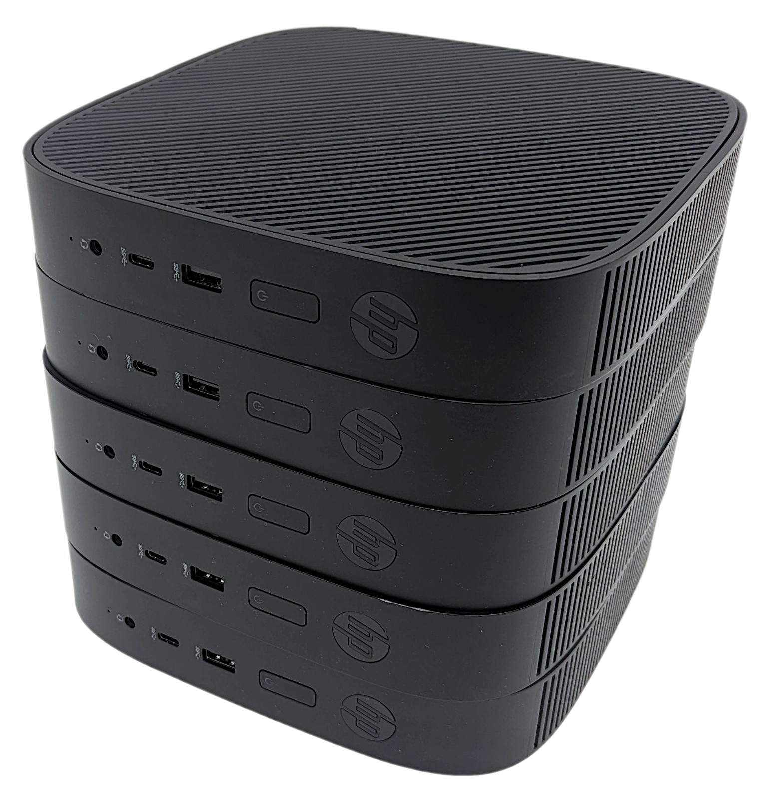 Lot of 5 HP t530 Thin Client AMD GX-215JJ 1.50GHz 4GB RAM 8GB M.2 No OS / No ACs