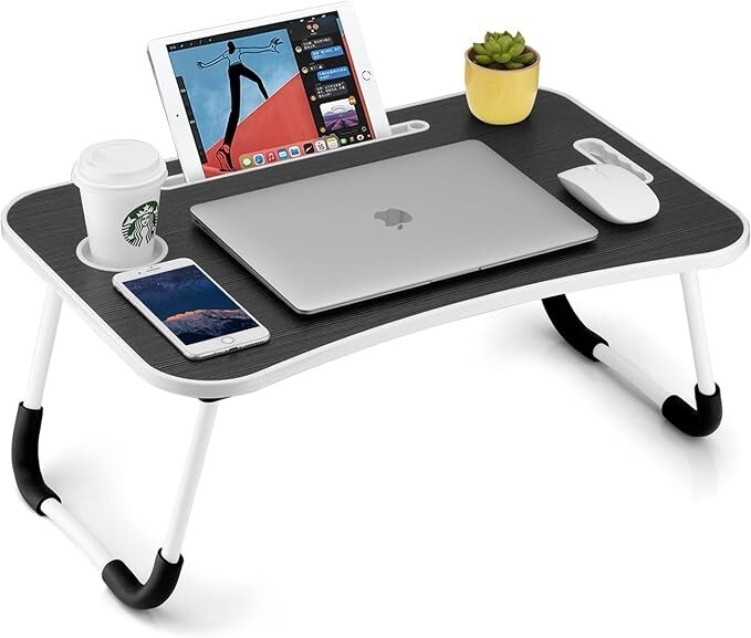Mesa plegable para computadora portátil, bandeja para cama, escritorio portátil.