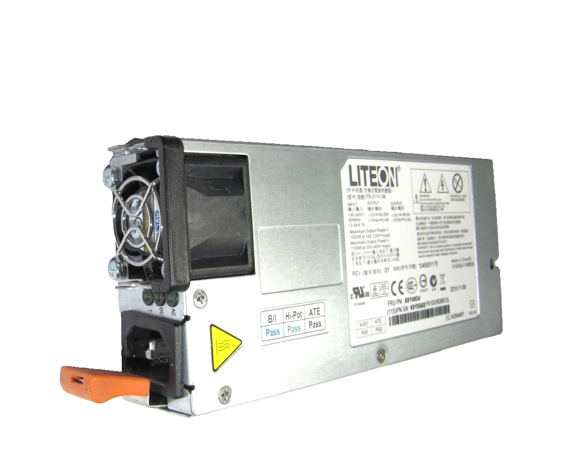 IBM LITEON 1100W x3755 M3 PSU 69Y4934 69Y1464 PS-2112-2M LF 69Y5568