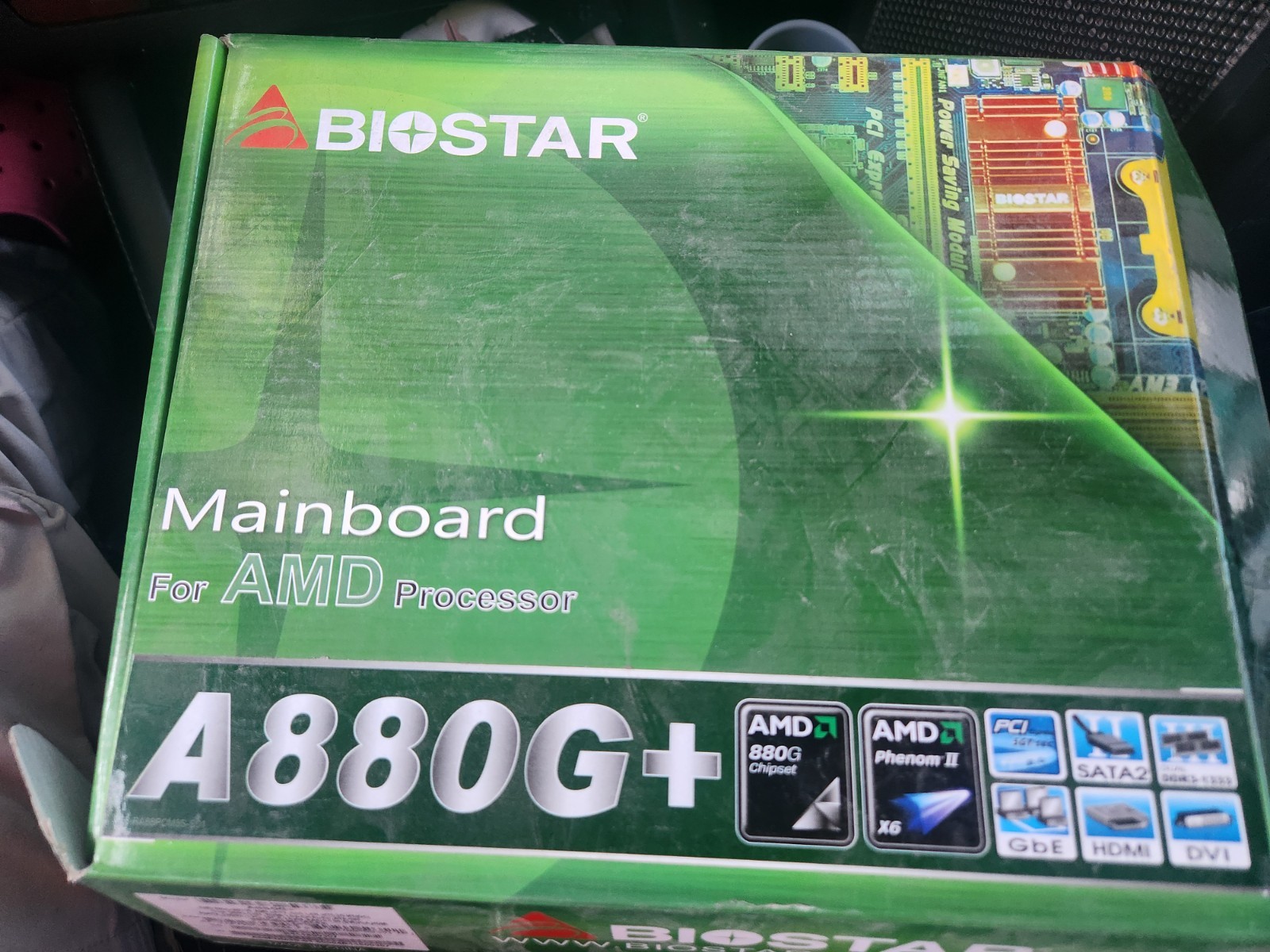 Biostar A880G+, Socket AM3, AMD Motherboard