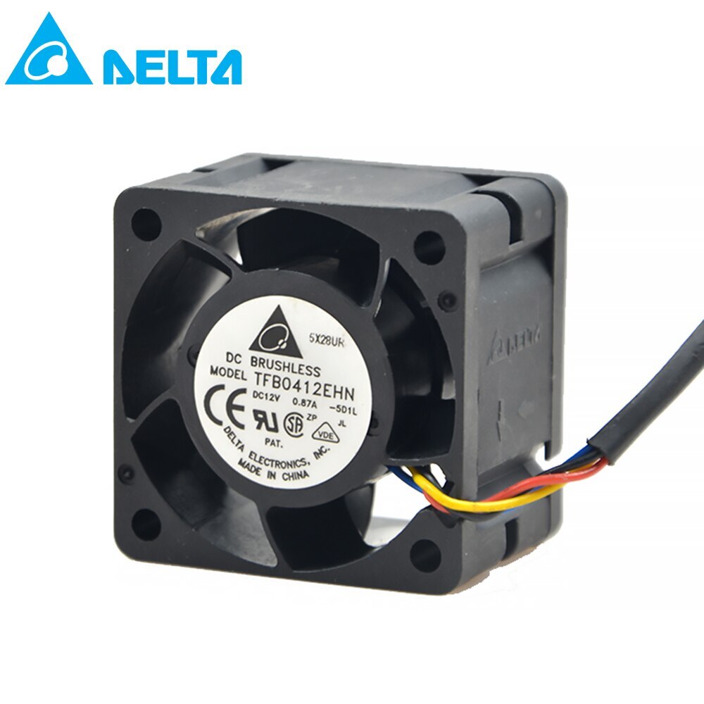 10PCS for Delta TFB0412EHN PWM 4CM 40MM 15,000RPM DC 12V 0.87A cooling fans