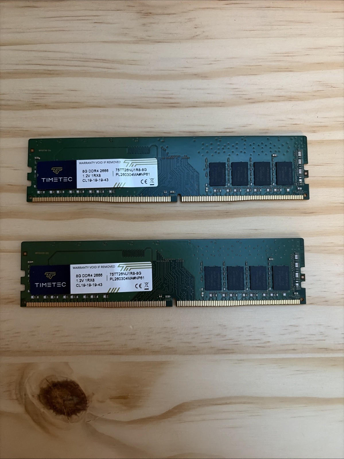 16gb 2x8gb ddr4 2666mhz desktop ram memory