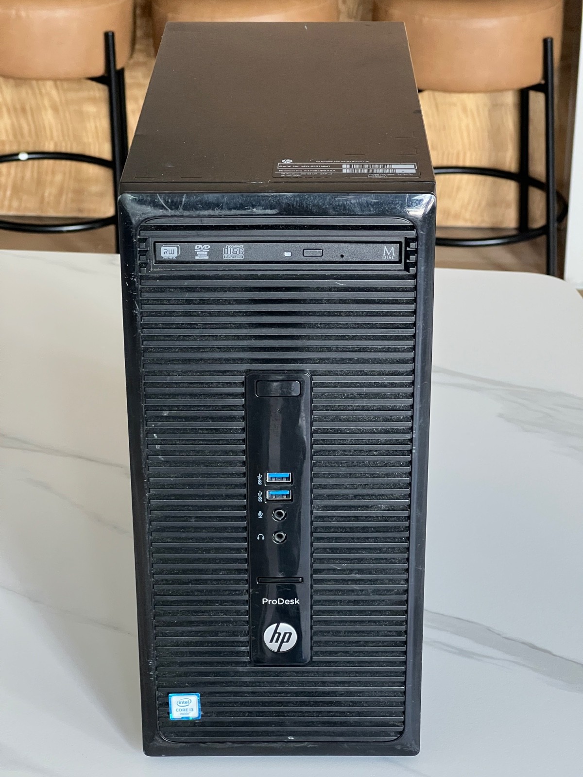 HP Prodesk 400 G3 MT  Intel Core i3-6100 3.7GHz 4GB 256GB SSD Win 10 Pro