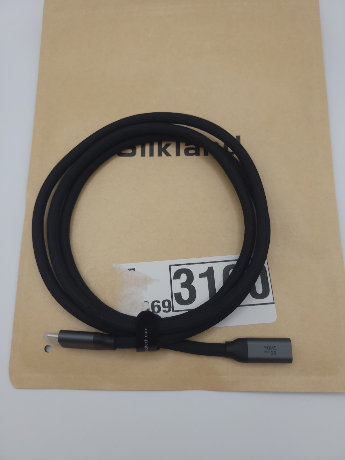 Silkland 80Gbps USB 4 Extension Cable for Thunderbolt 5/4, [240W Charging, 8K 60