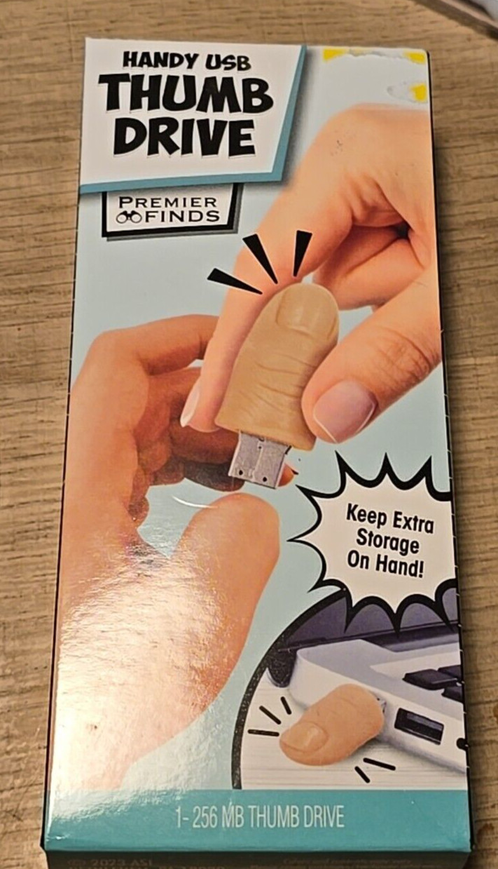 Handy USB Thumb Drive GAG GIFT, PREMIER FINDS