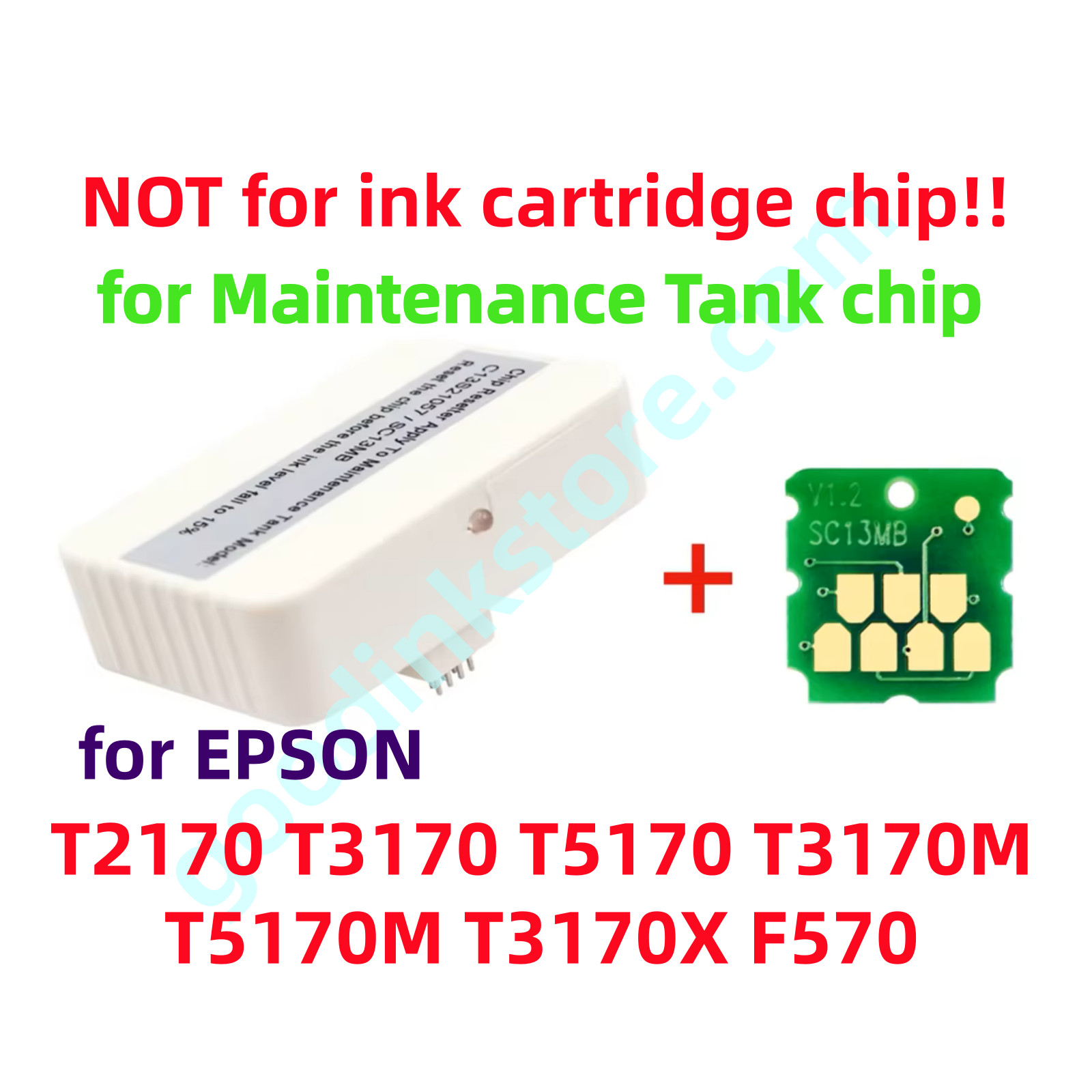 T2170 T3170 T5170 T3170M T5170M T3170X F570 Maintenance Tank Chip Resetter