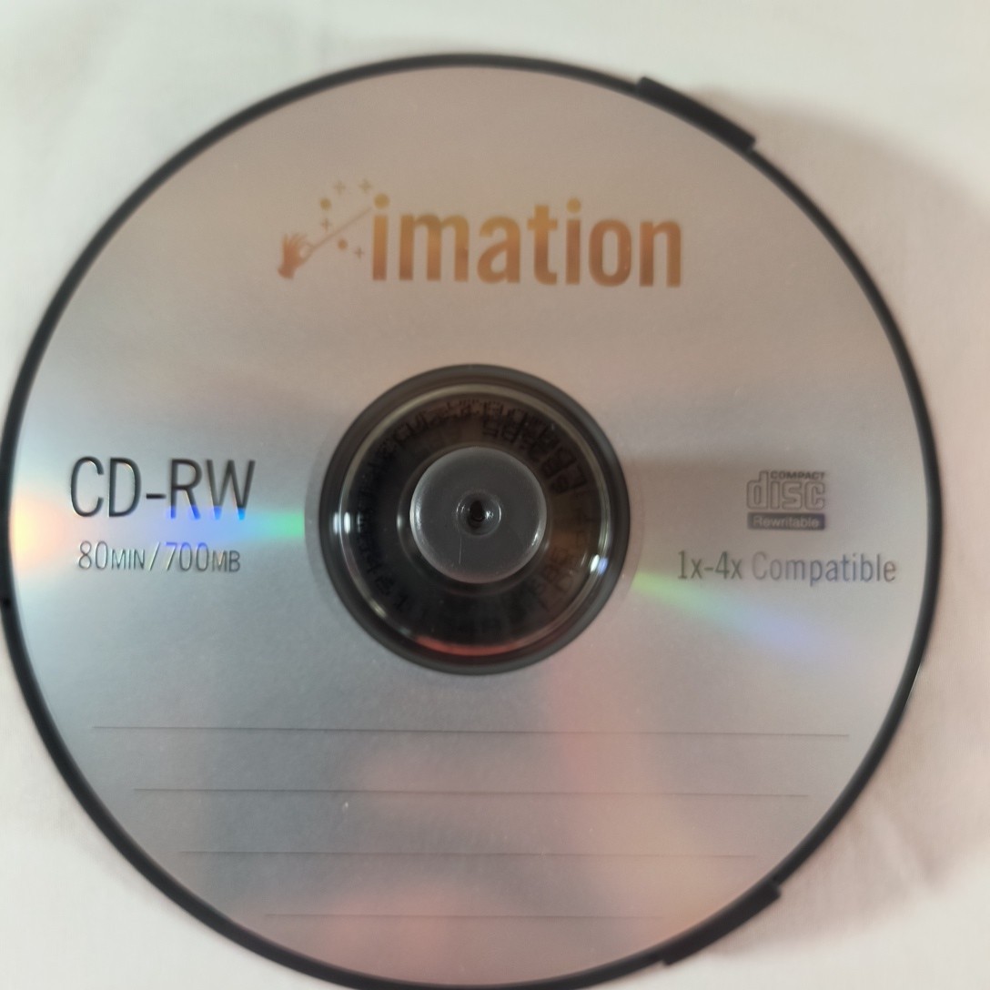 Lot Of 12 Imation CD-RW 1x-4x 80 Min/700 MB Compatible Disc New Partial Case