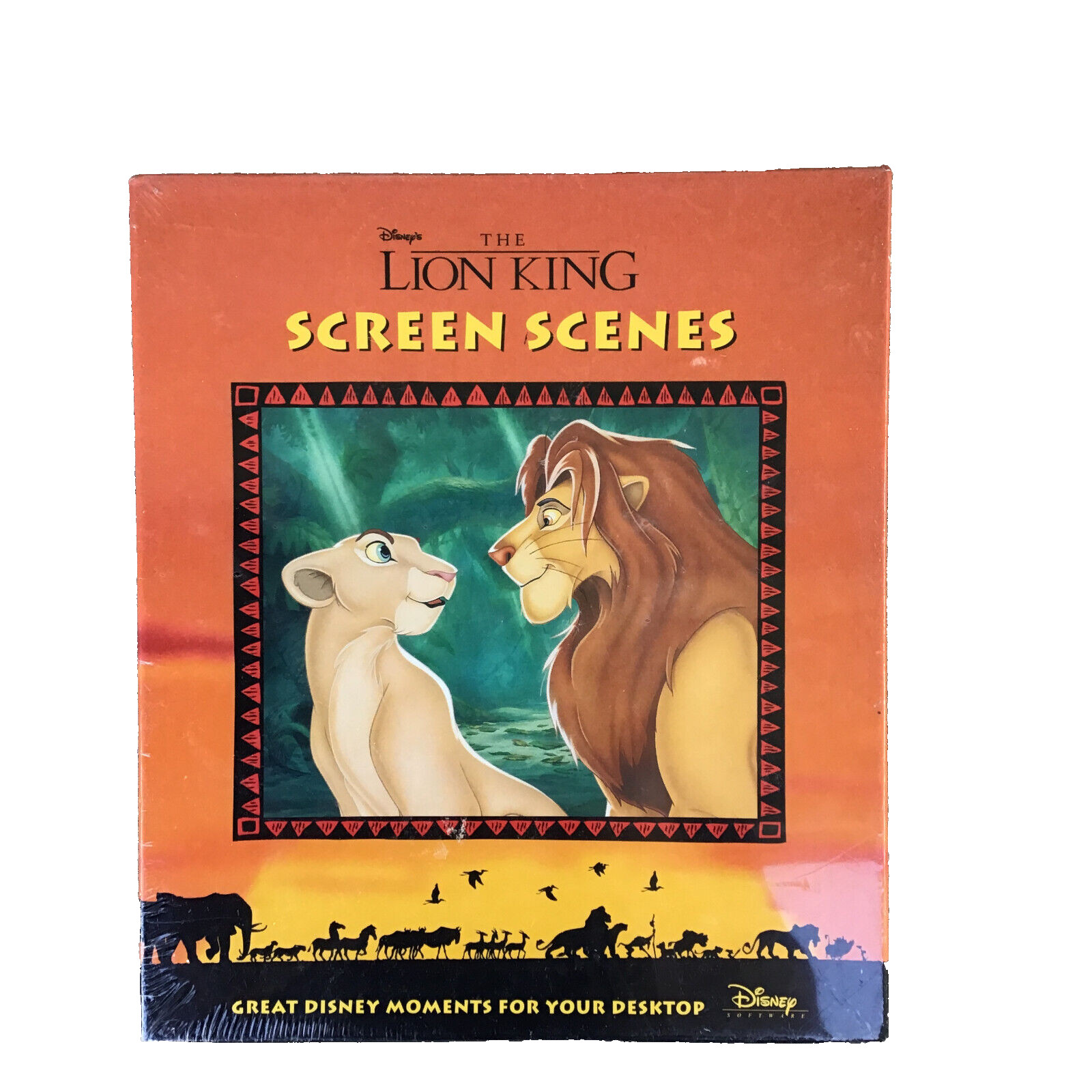Vintage Disney's The Lion King Screen Scenes "Great Disney Moments For Desktop"