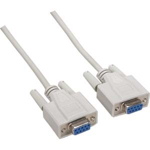 20 Pack of 25Ft DB9 F/F Null Modem Cable