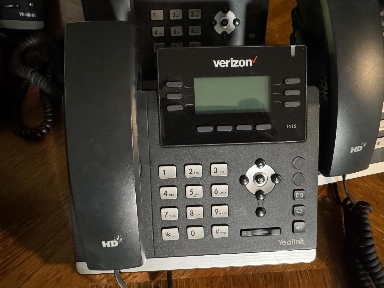 Lot of 3 Verizon Yealink T41S One Talk VoIP Business Desk Phones SIP-T41S PoE
