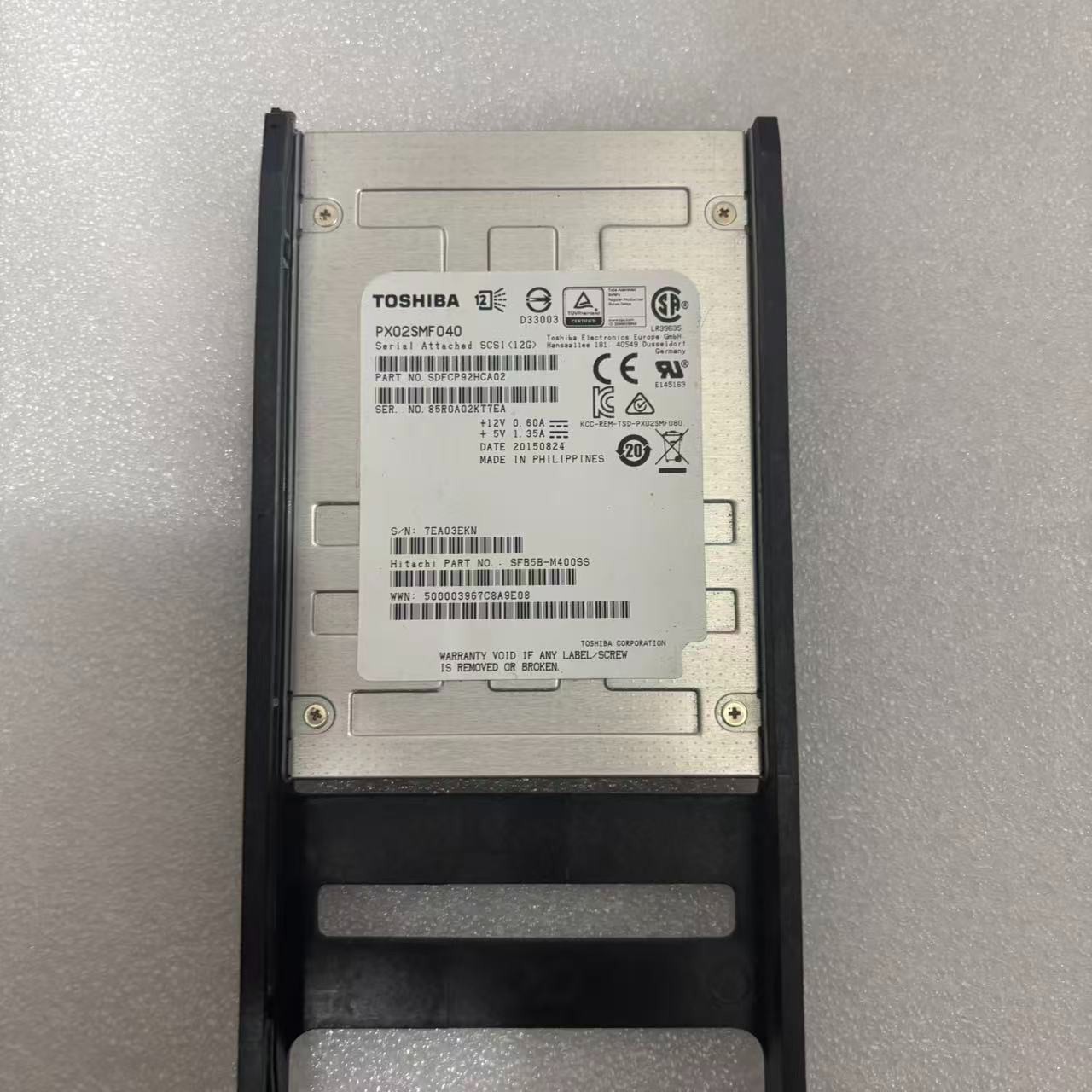 Hitachi 5559016-A PX02SMF040 400GB SFB5B-M400SS SAS 12Gbps SSD Solid State Drive