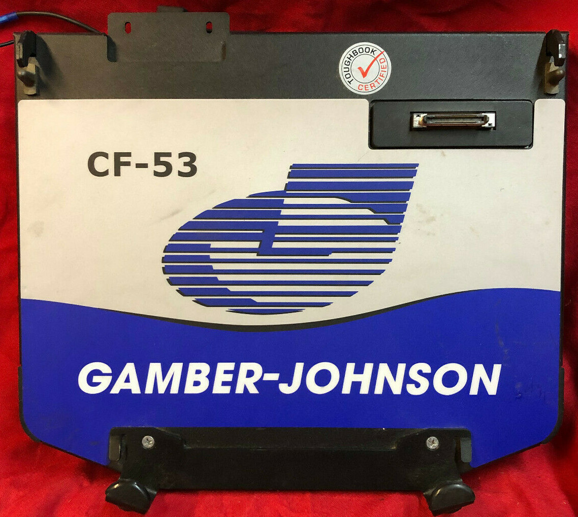 GAMBER JOHNSON Panasonic Toughbook CF-53 Docking Station - Good Condition - Blue
