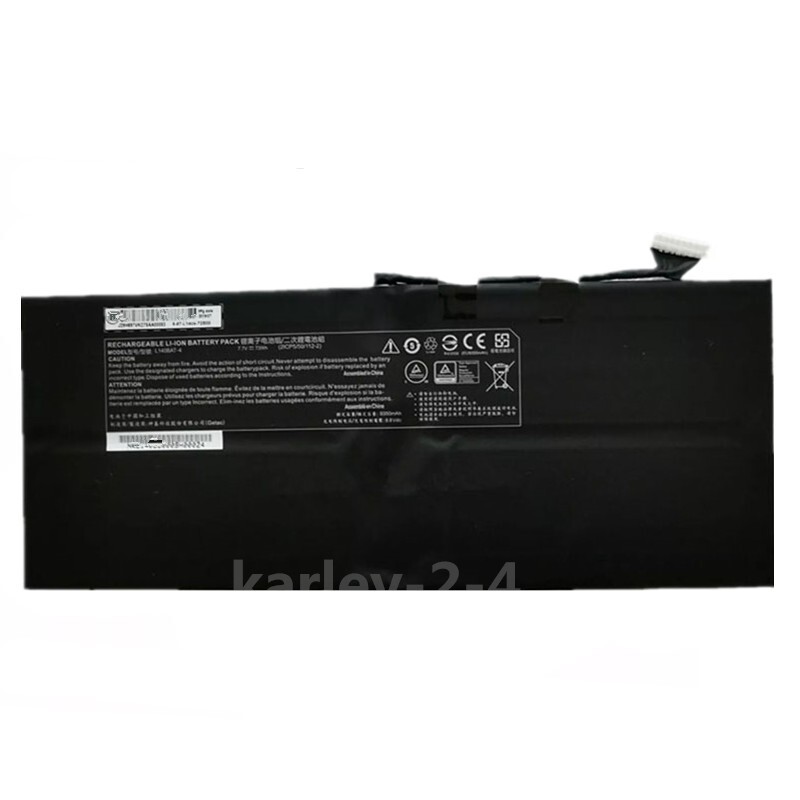 L140BAT-4 6-87-L140S-72B01 Replace Battery for CLEVO L140CU L141CU L140MU L141MU