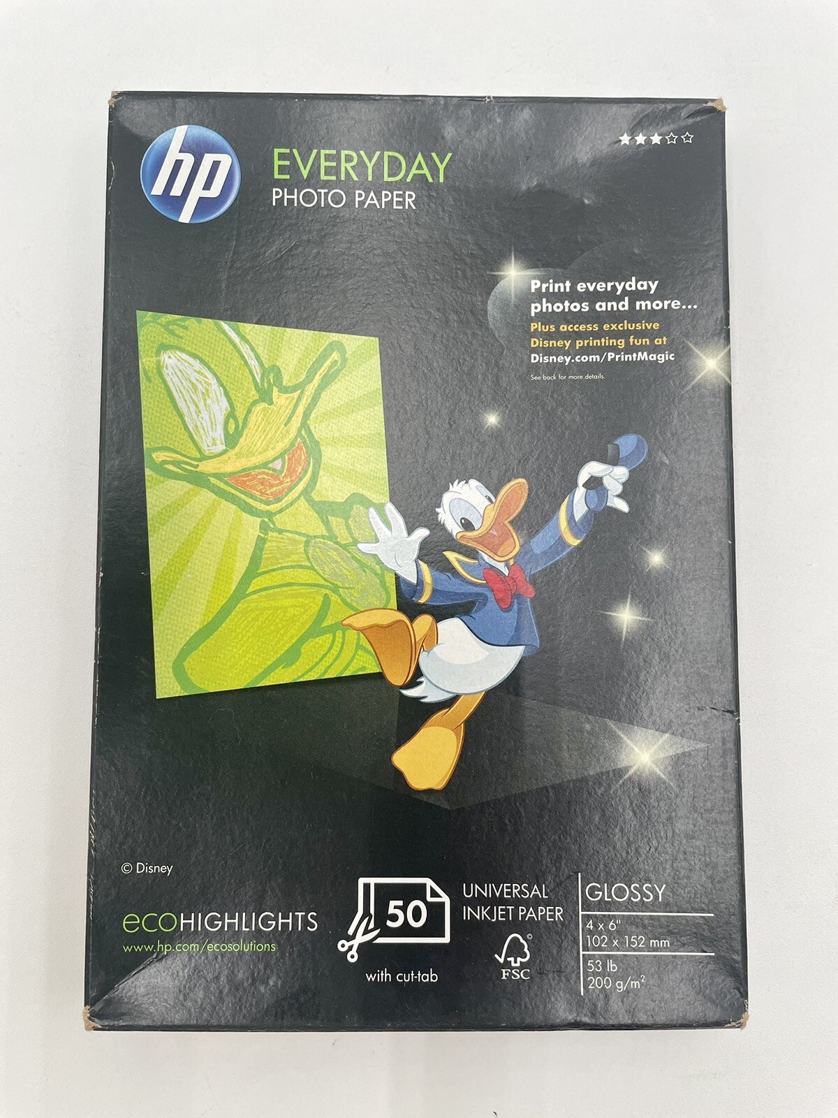 HP Disney Everyday Glossy Photo Paper (4”x 6") 50 sheets All ink Jet Printer’s