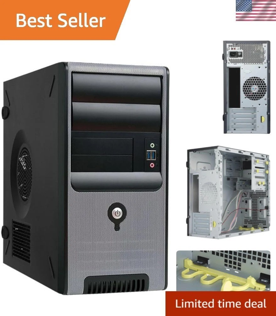 Z583 Mini Tower Chassis-Configured 6 Drive Bays-Supports Micro-ATX-TAC 2.0 Th...