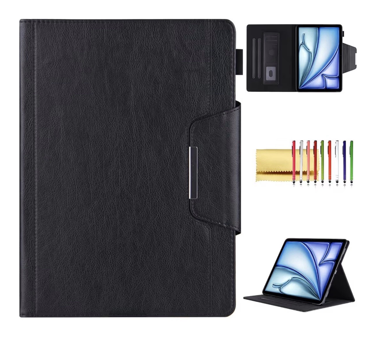 iPad Air 4 Case Folding Foilo Card Holder Black NEW