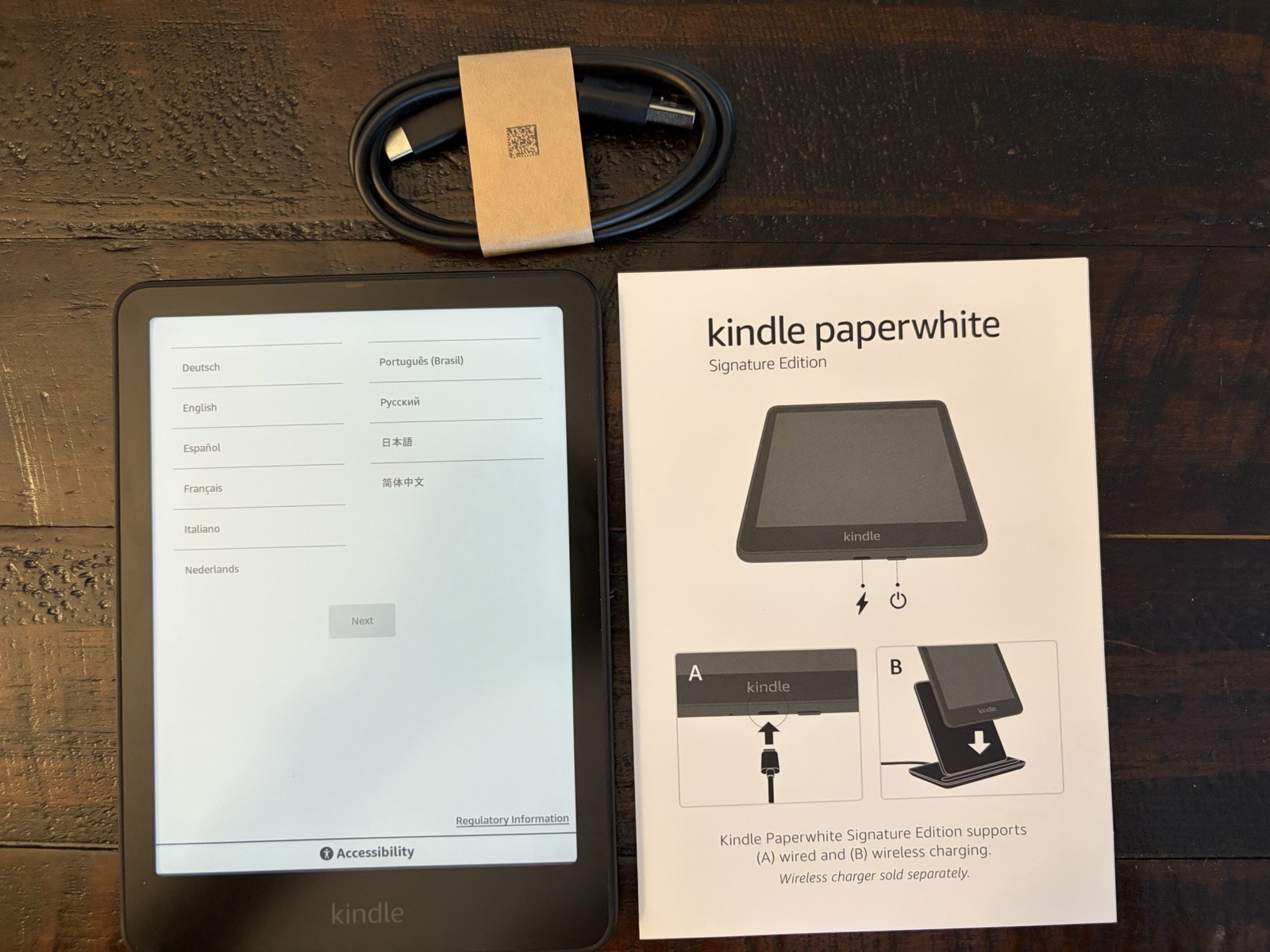 Amazon - Kindle Paperwhite Signature Edition (32 GB) - 2024 - Metallic Black