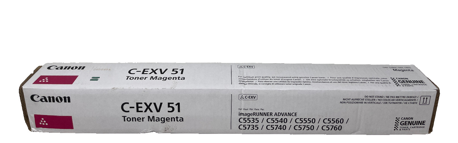 Canon C-Exv51 C-Exv51M 0483C002 Original Magenta Ir Adv C5535/C5550/C5560/C5735