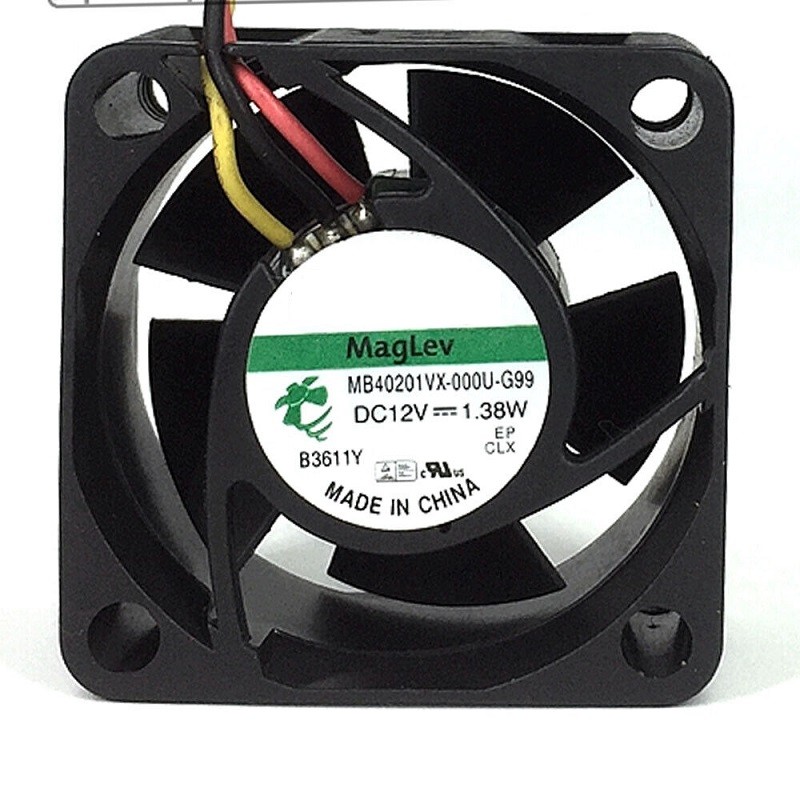 For SUNON 4020 1.38W MB40201VX-000U-G99 40*40*20MM DC 12V 3-wire Cooling Fan