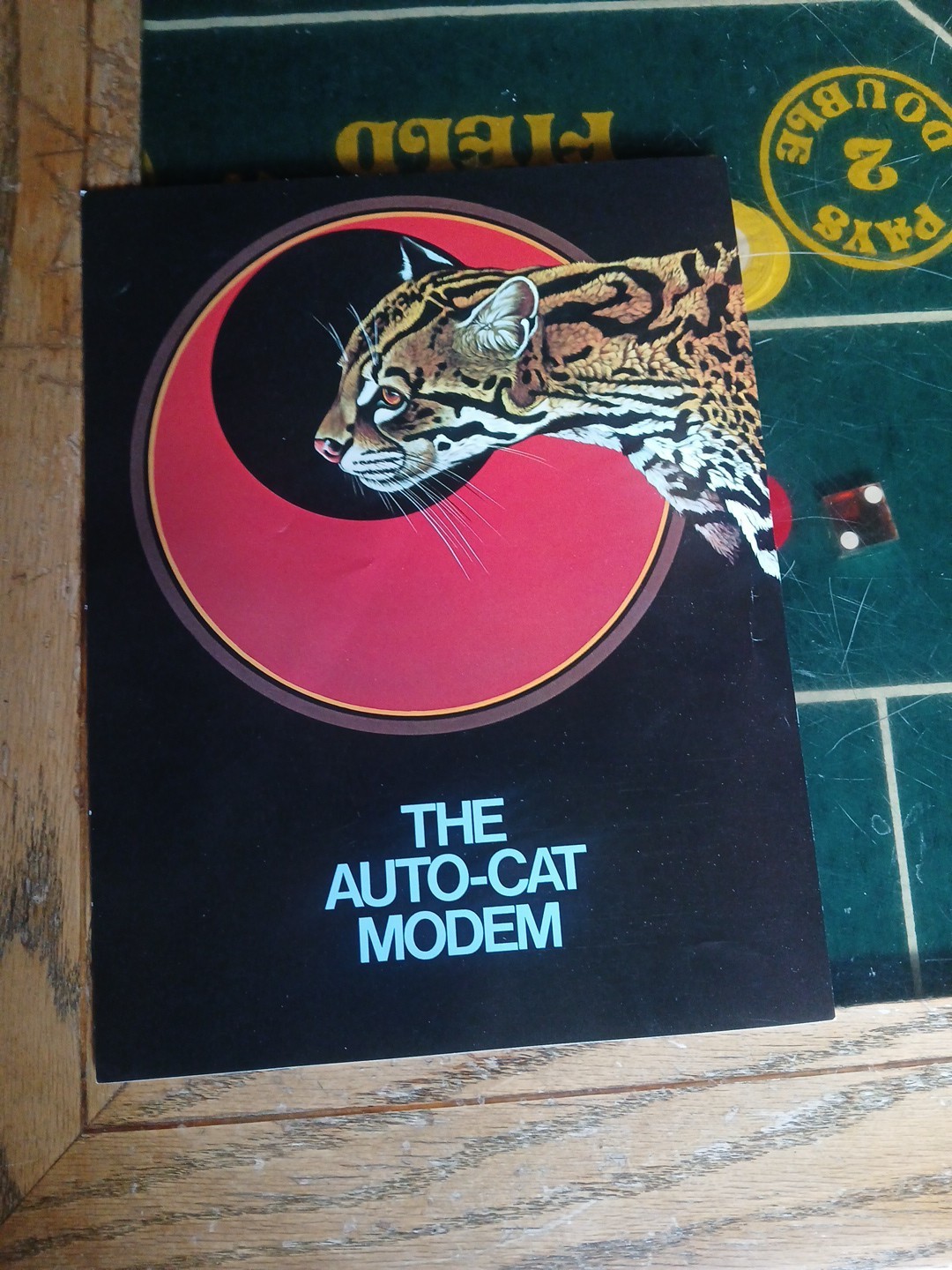 Vintage 1980 THE AUTO-CAT MODEM 1 Page Brochure NOVATION INC.