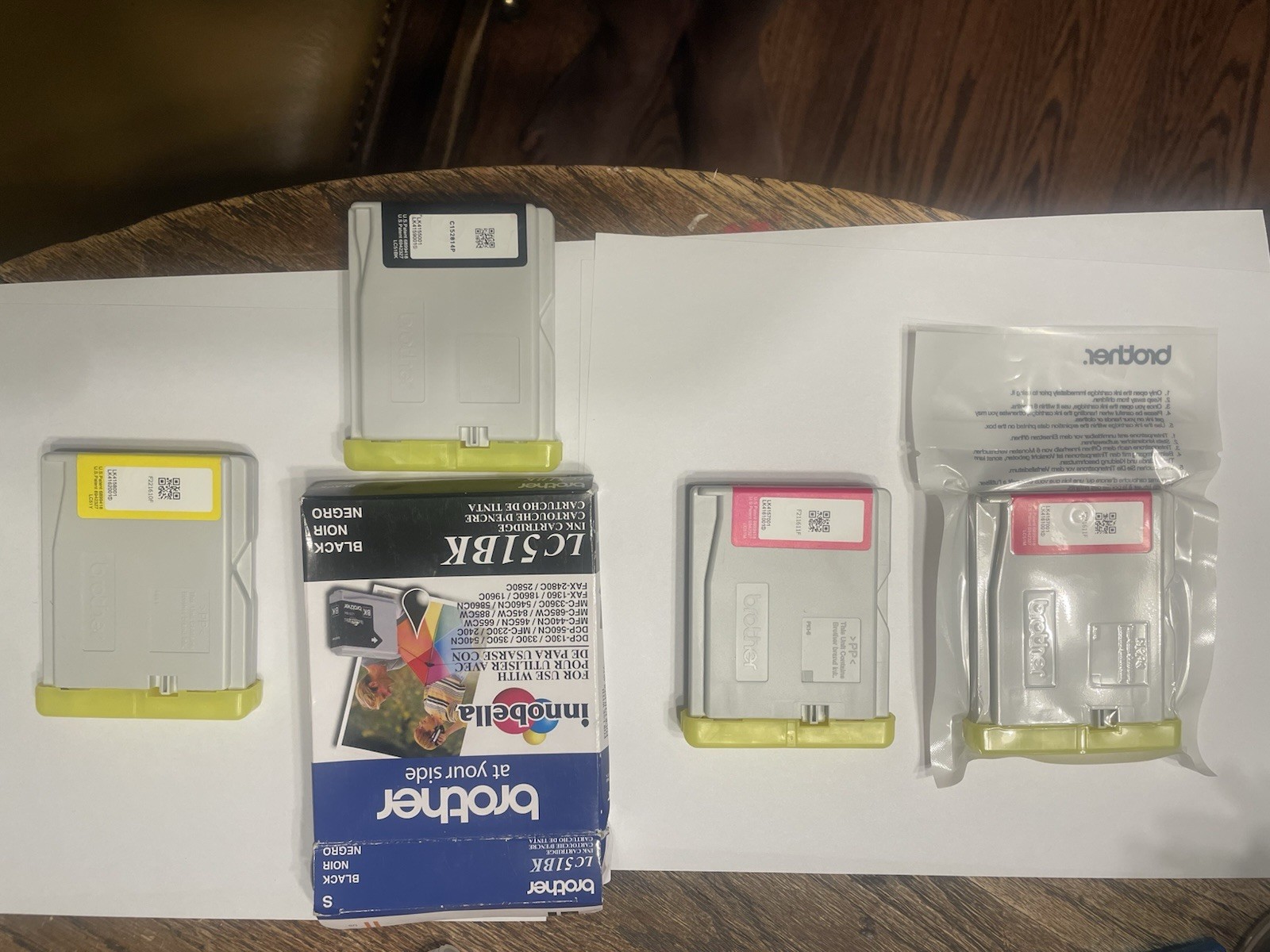 Genuine Brother LC51 Ink Cartridges Lot – Black + Color OEM New Sealed