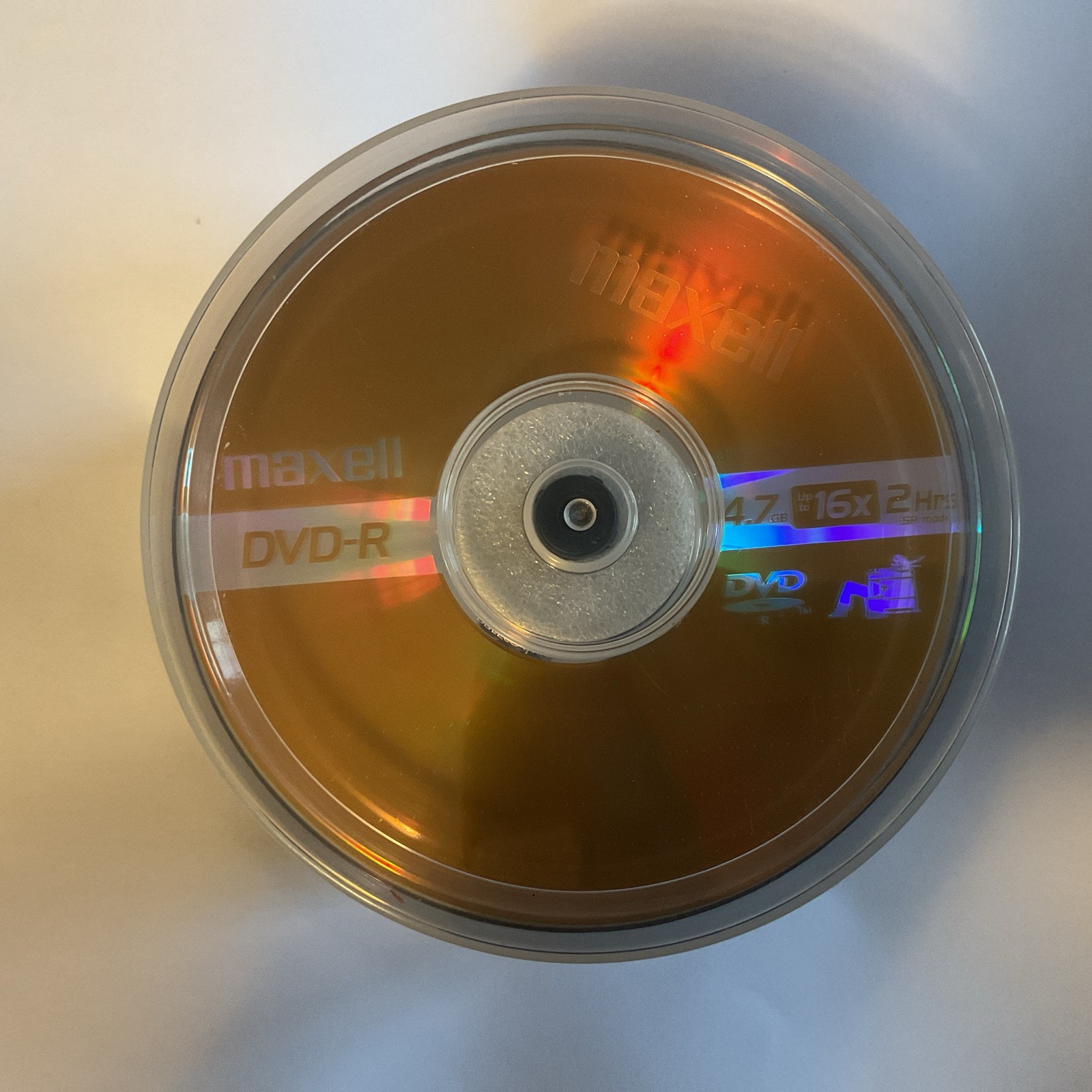 Container Of 45 (out Of 50) Maxwell DVD-R 4.7 GB Up To 16x 2 Hours SIP Mode