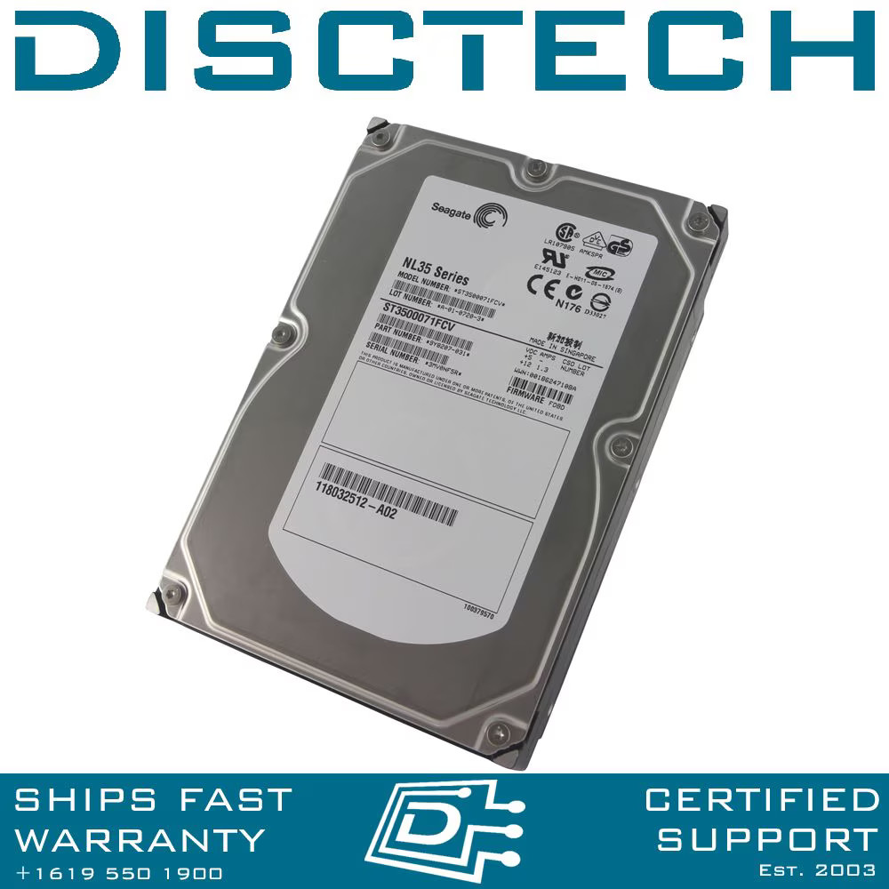 Seagate NL35 Series ST3400071FCV Fibre / Fiber Channel Hard Drive