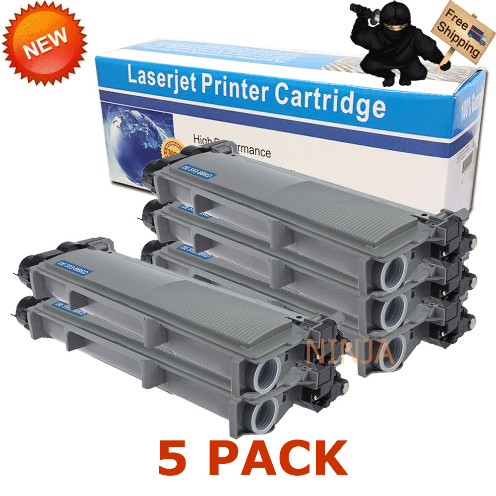 5-Pk/Pack E310 Toner For Dell E310DW E515DN E515DW E514DW E515 593-BBKD
